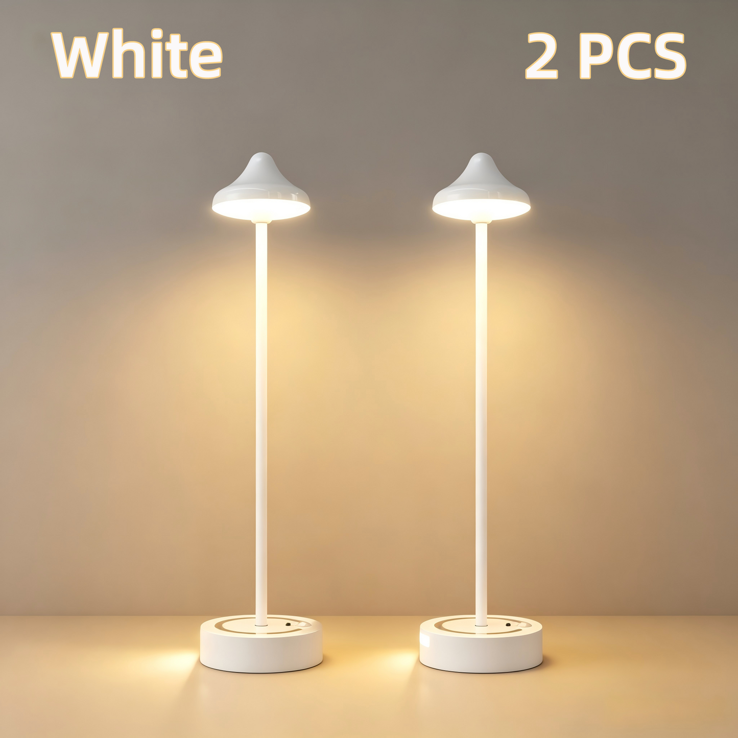 Creative Bedroom Decor: Motion-Sensing LED Table Lamp with Touch Control & Rechargeable Battery – Walnut Wood Ambient Desk Lamp for Hotels & Homes