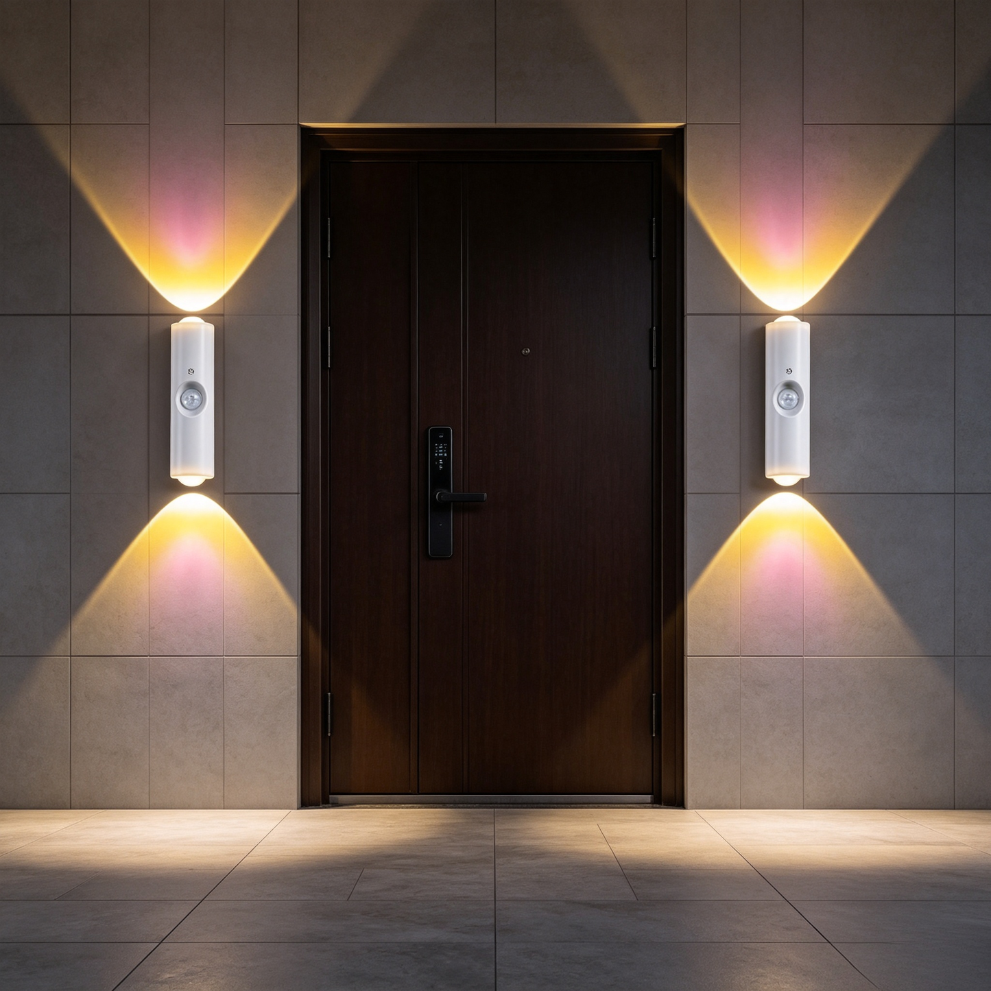 Wireless Magnetic RGB Gradient Motion Sensor Wall Light – Rechargeable Cordless Ambient Night Light