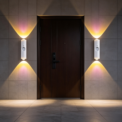 Wireless Magnetic RGB Gradient Motion Sensor Wall Light – Rechargeable Cordless Ambient Night Light