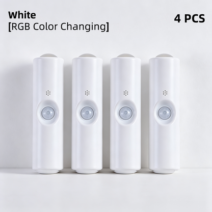 Wireless Magnetic RGB Gradient Motion Sensor Wall Light – Rechargeable Cordless Ambient Night Light